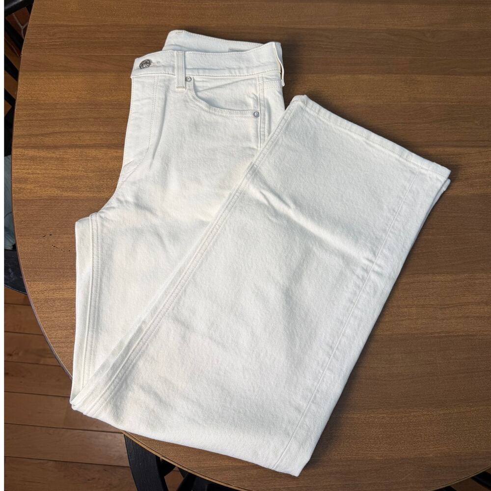 AYR The Secret Sauce White Straight Leg Jeans Size 26 Short - Picture 2 of 8